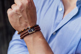Bracelet perles oeil de tigre 6mm
