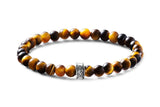 Bracelet perles oeil de tigre 6mm